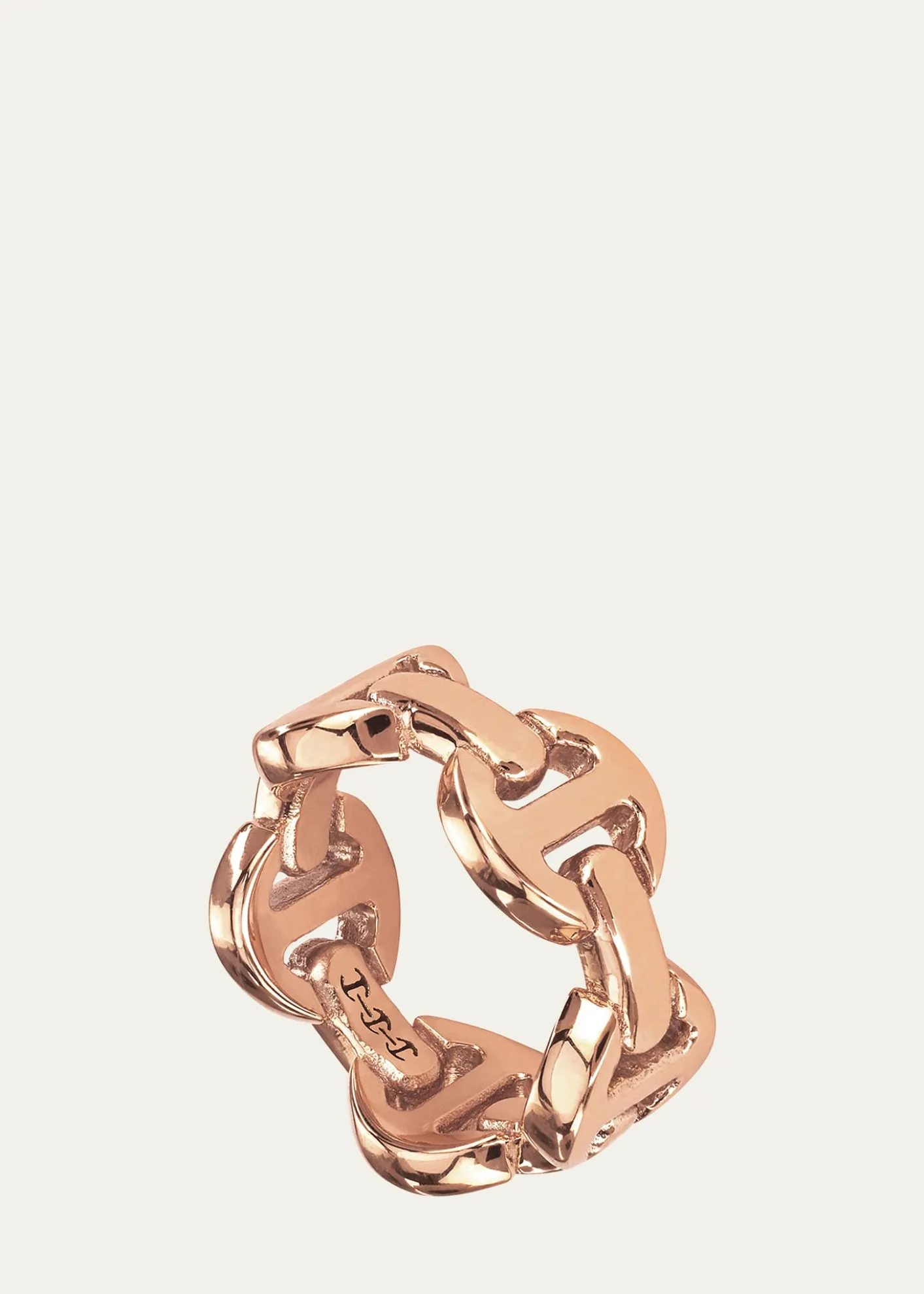 Hoorsenbuhs18K Rose Gold Dame Tri-Link Ring