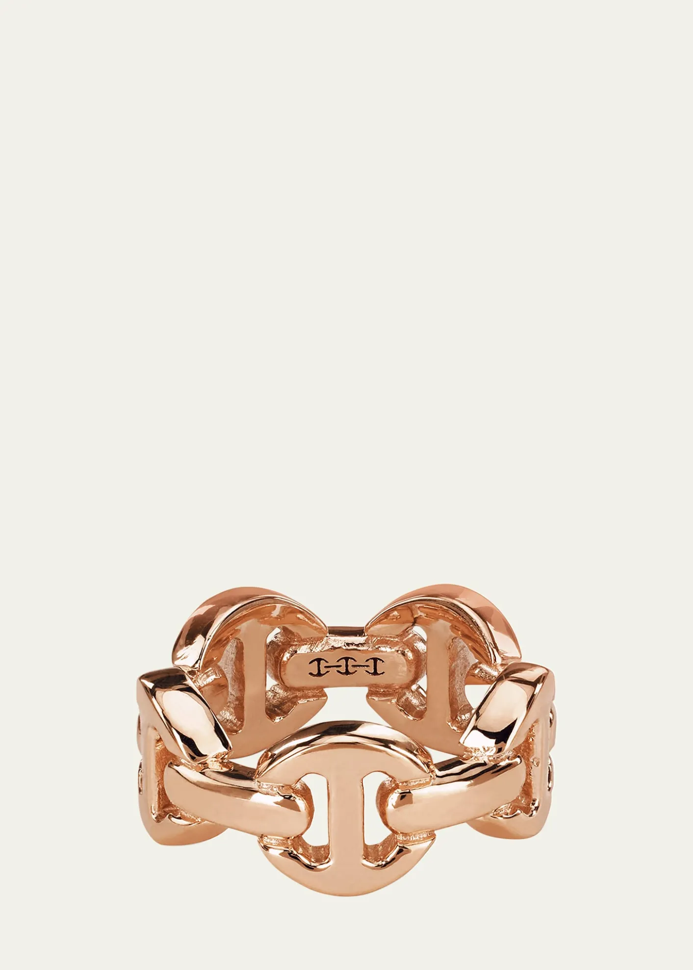 Hoorsenbuhs18K Rose Gold Dame Tri-Link Ring