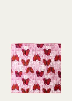 Hunt SlonemPretty in Pink Cotton Dinner Napkin