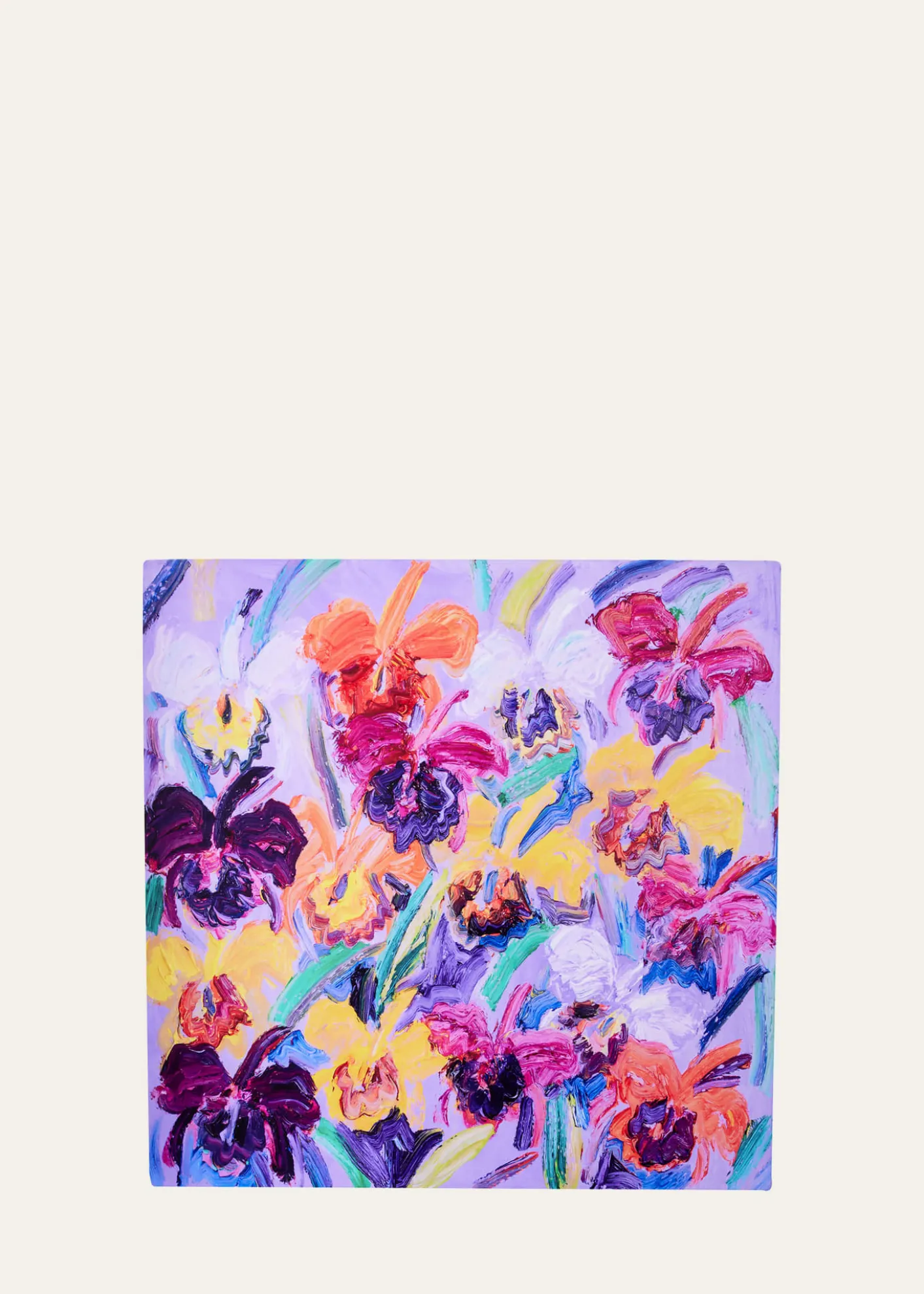 Hunt Slonem Purple Haze Cataleyas Lacquer Placemat