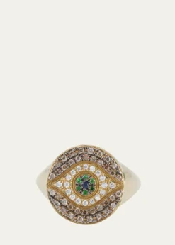 ILEANA MAKRI18K Gold Dawn Multi-Stone Chevalier Ring
