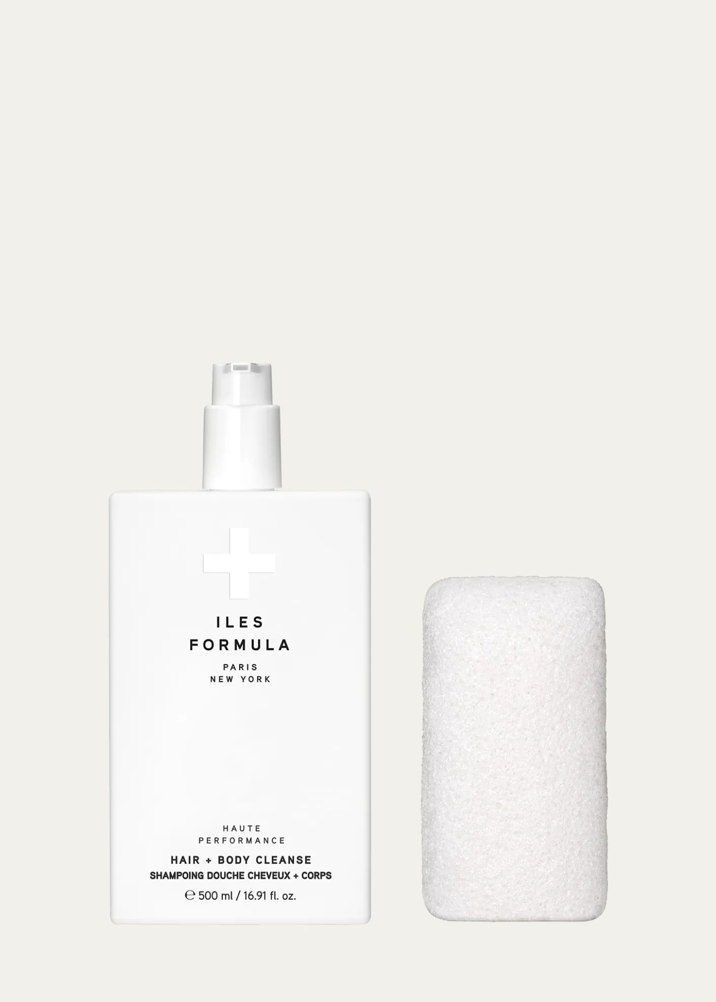 Iles FormulaHair + Body Cleanse with Body Sponge