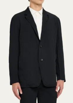 IM MENMen's Polyester Shrink Dye Sport Coat