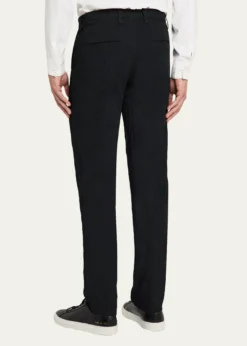 IM MENMen's Shrink Dye Flat-Front Pants