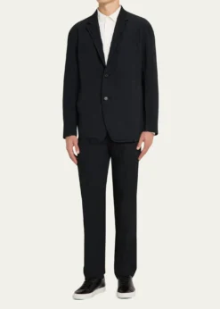 IM MENMen's Shrink Dye Flat-Front Pants