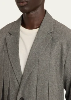 IM MENMen's Wool Like Tweed Jacket