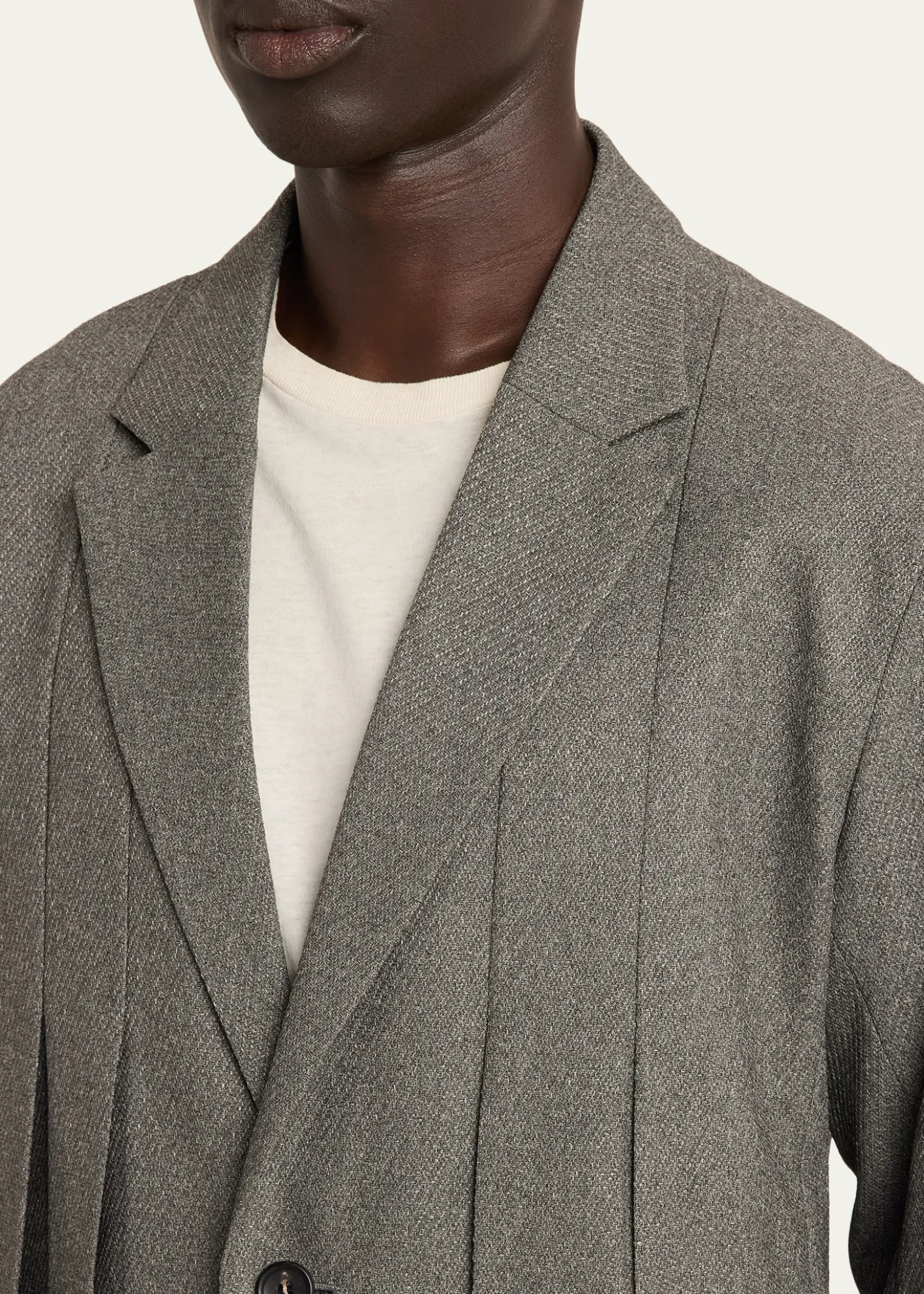 IM MENMen's Wool Like Tweed Jacket