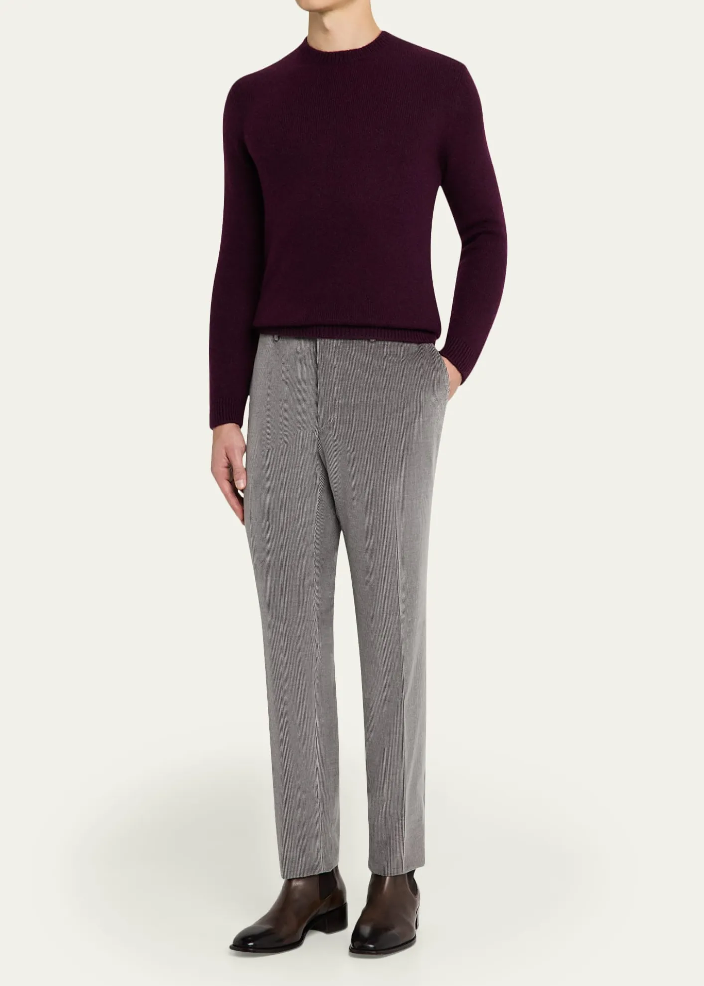 IncotexMen's Cashmere Corduroy Pants