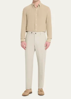 IncotexMen's Slim-Fit Chinolino Trousers