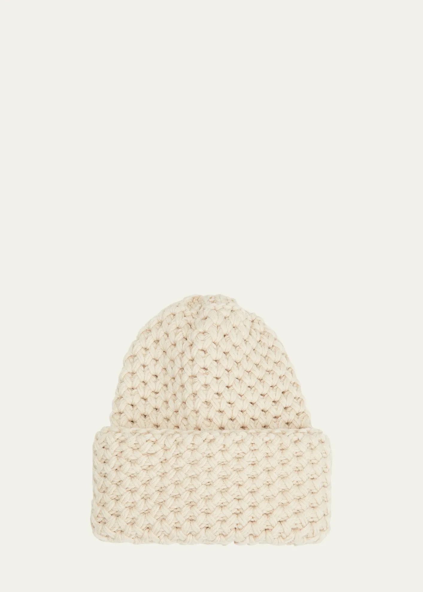 InverniCashmere Honeycomb Knit Beanie