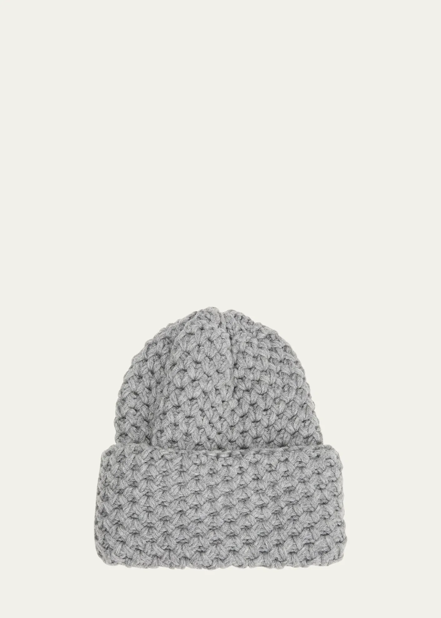 InverniCashmere Honeycomb Knit Beanie