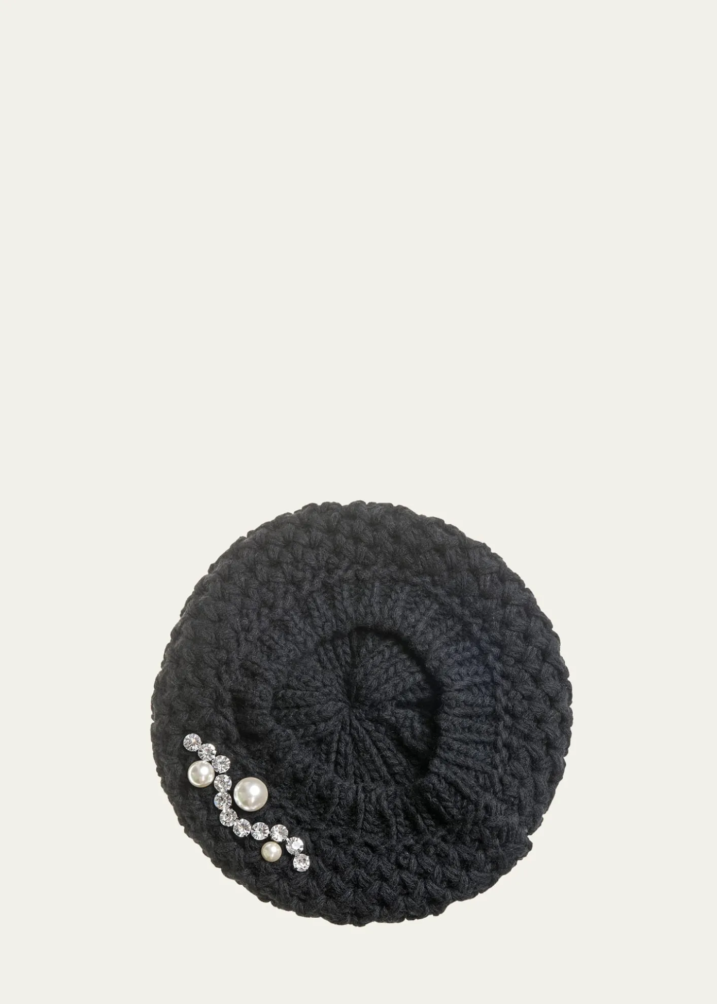 InverniEmbellished Cashmere Beret