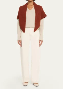 InverniSciarpa Maglia Cashmere Knit Scarf