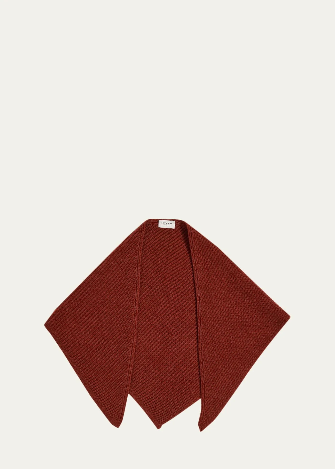 InverniSciarpa Maglia Cashmere Knit Scarf