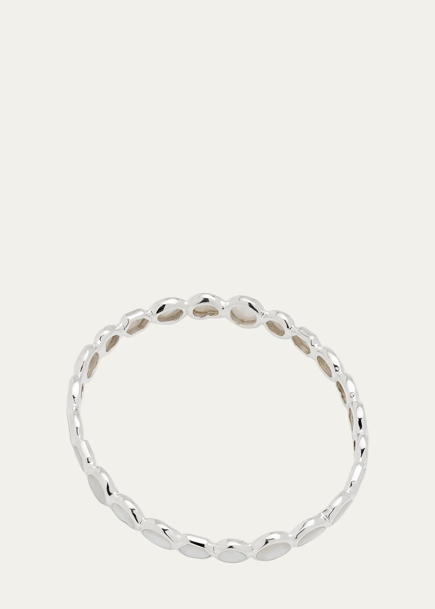 IppolitaAll-Over Stone Bangle in Sterling Silver