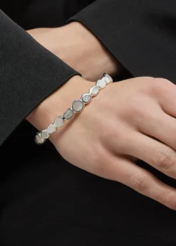 IppolitaAll-Over Stone Bangle in Sterling Silver