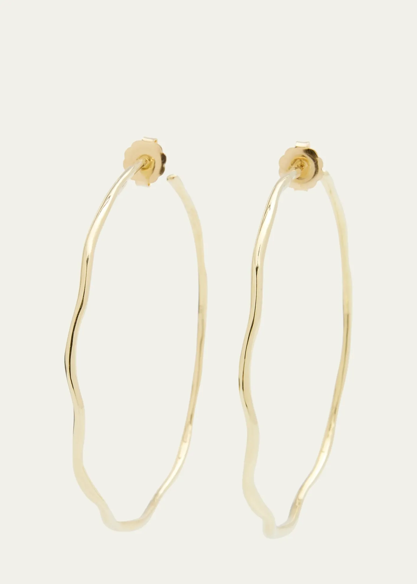 IppolitaClassico Squiggle Hoops in 18K Gold