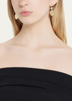 IppolitaCrinkle Hammered Crazy 8 Earrings in 18K Gold
