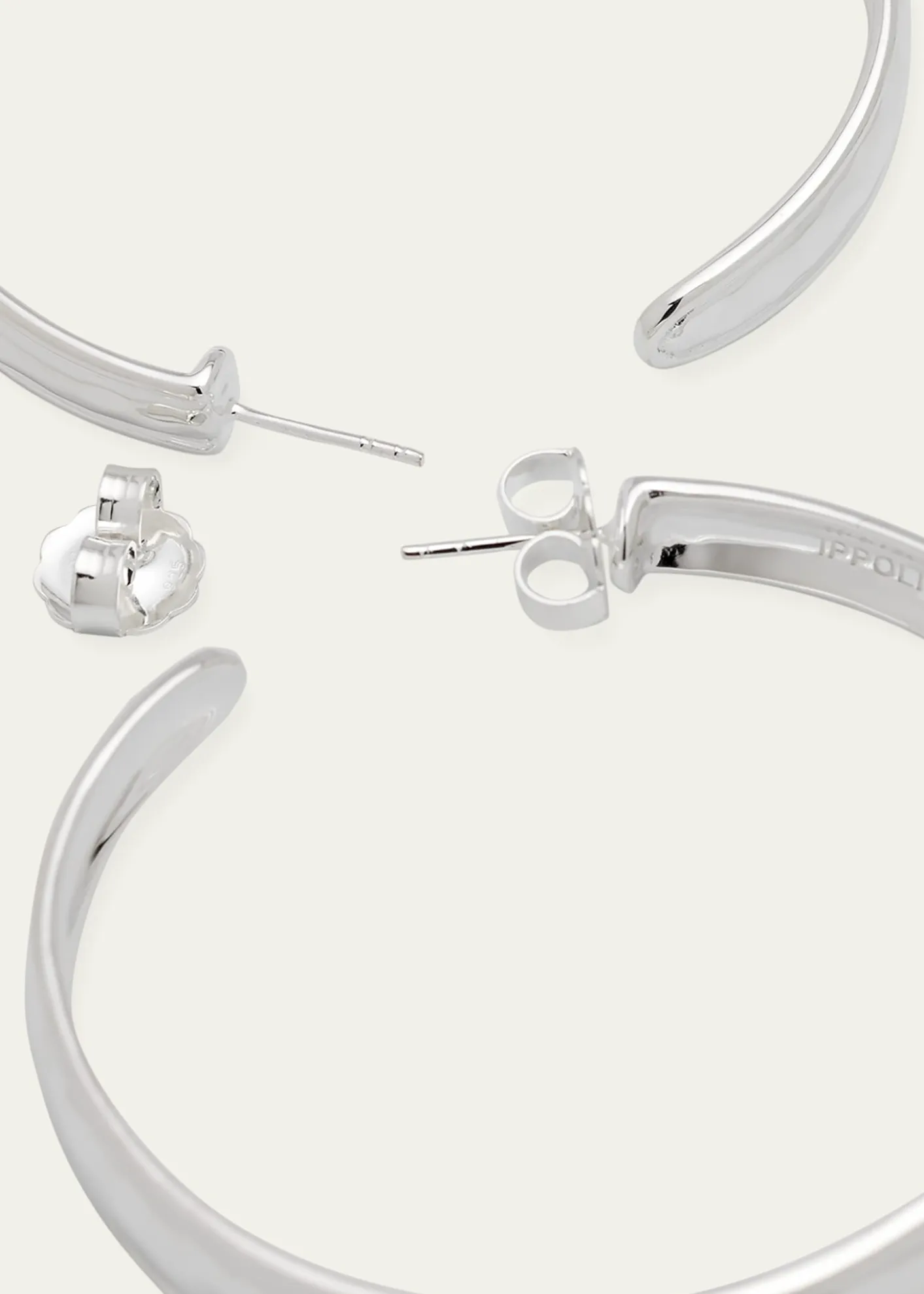 IppolitaGoddess Hoop Earrings in Sterling Silver