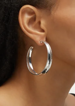 IppolitaGoddess Hoop Earrings in Sterling Silver