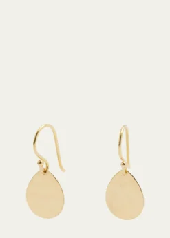 Ippolita18K Classico Crinkle Hammered Teardrop Earrings, S