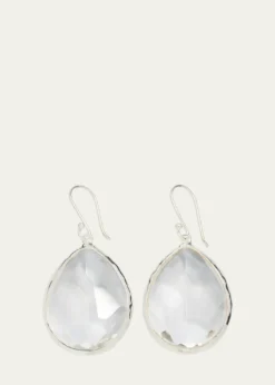 IppolitaLarge Teardrop Earrings in Sterling Silver