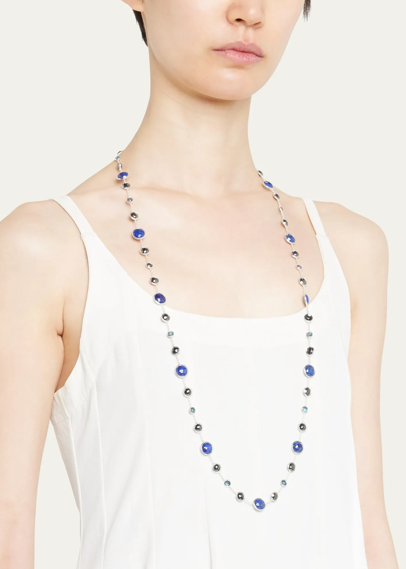 IppolitaLollitini Long Necklace in Sterling Silver