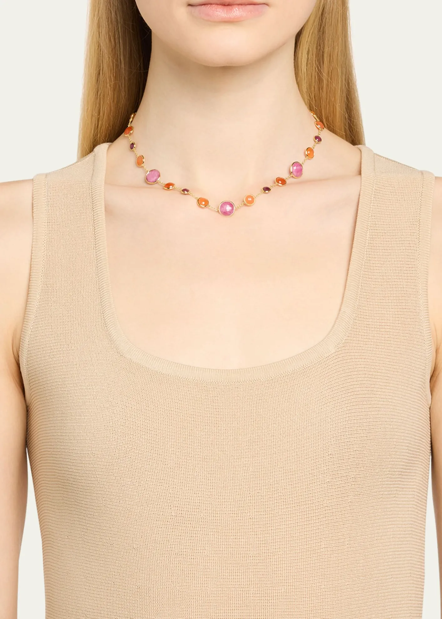 IppolitaLollitini Short Necklace in 18K Gold