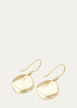 IppolitaMedium Flower Drop Earrings in 18K Gold with Diamonds