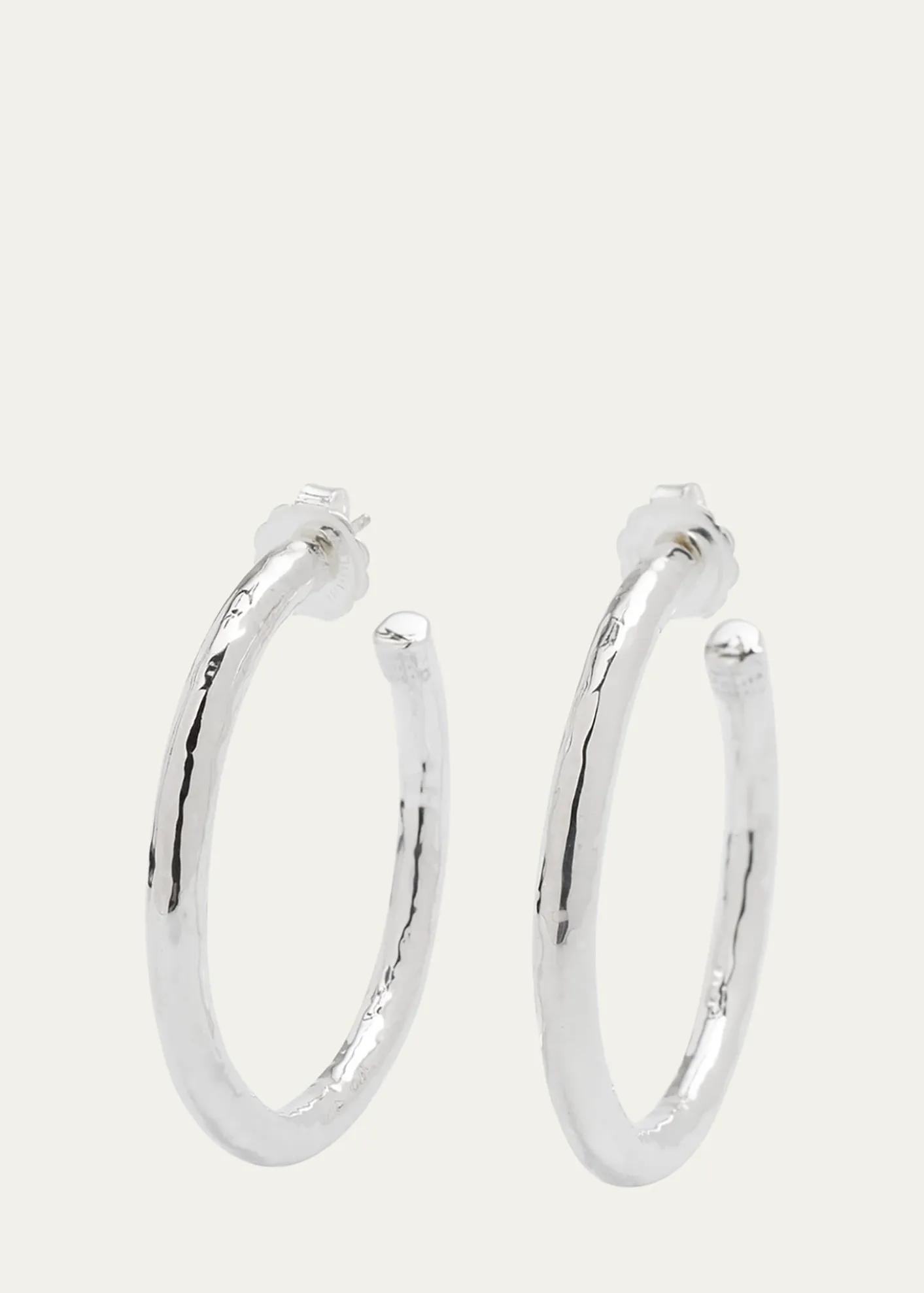 IppolitaMedium Hoop Earrings in Sterling Silver