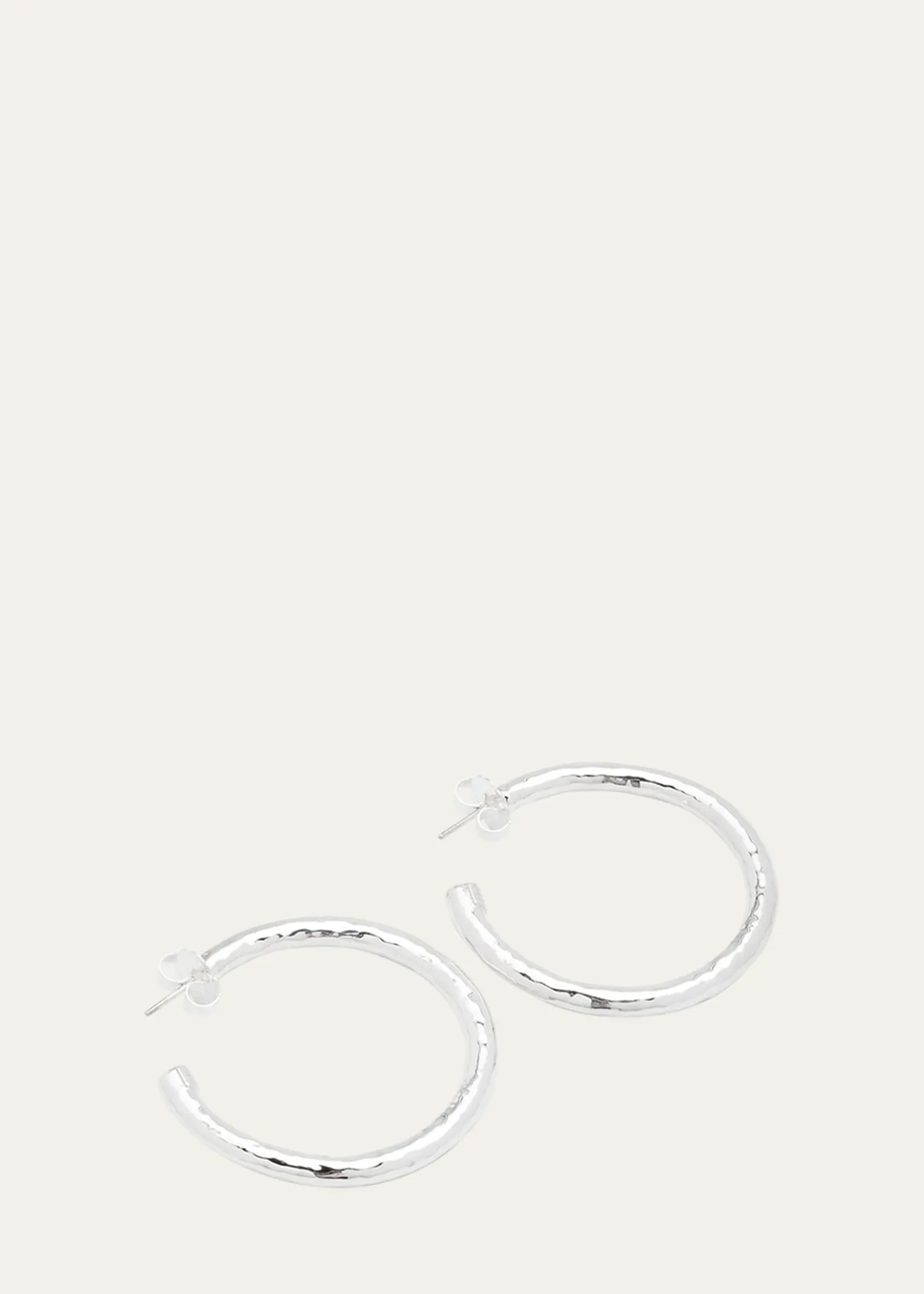 IppolitaMedium Hoop Earrings in Sterling Silver