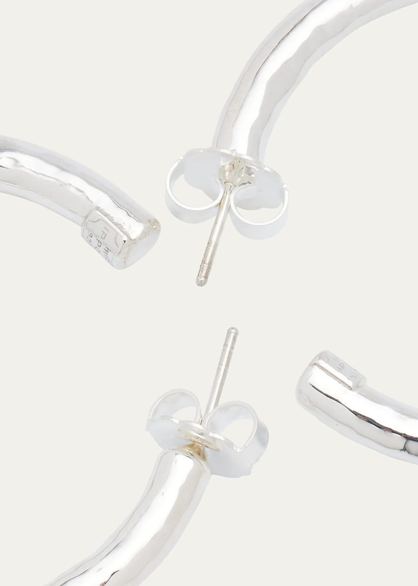 IppolitaMedium Hoop Earrings in Sterling Silver