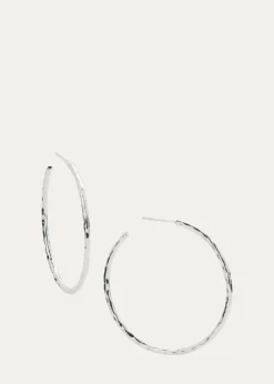 IppolitaMedium Squiggle Hoop Earrings in Sterling Silver