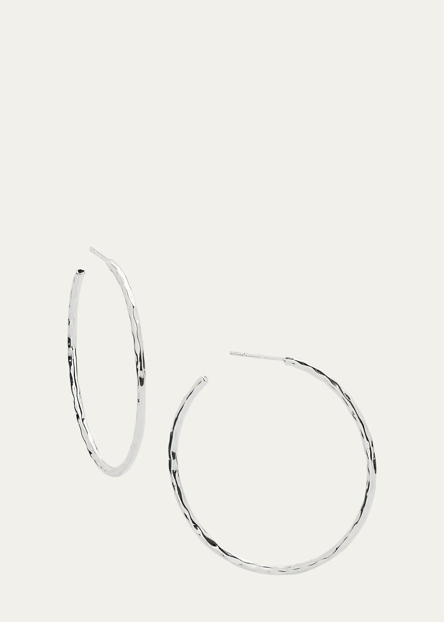 IppolitaMedium Squiggle Hoop Earrings in Sterling Silver