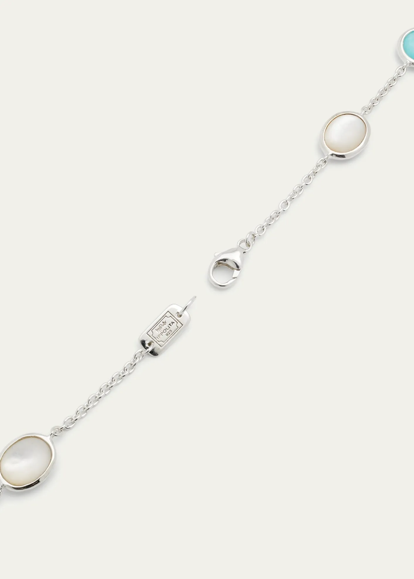 IppolitaMedium Stone Collar Necklace in Sterling Silver