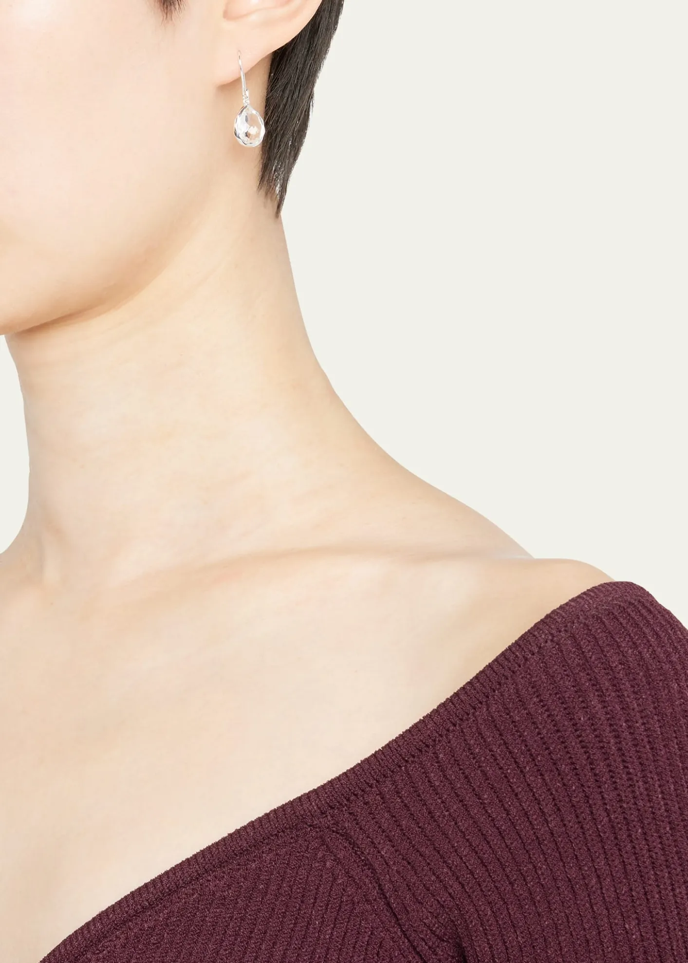IppolitaMini Teardrop Earrings in Sterling Silver