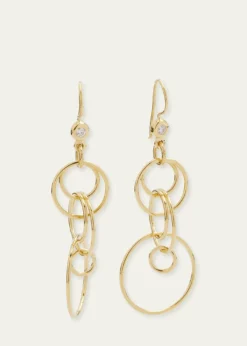 IppolitaMini Jet Set Earrings in 18K Gold