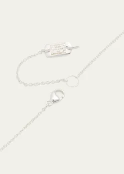 IppolitaMini Pendant Necklace in Sterling Silver with Diamonds
