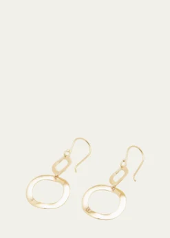 IppolitaMini Snowman Earrings in 18K Gold