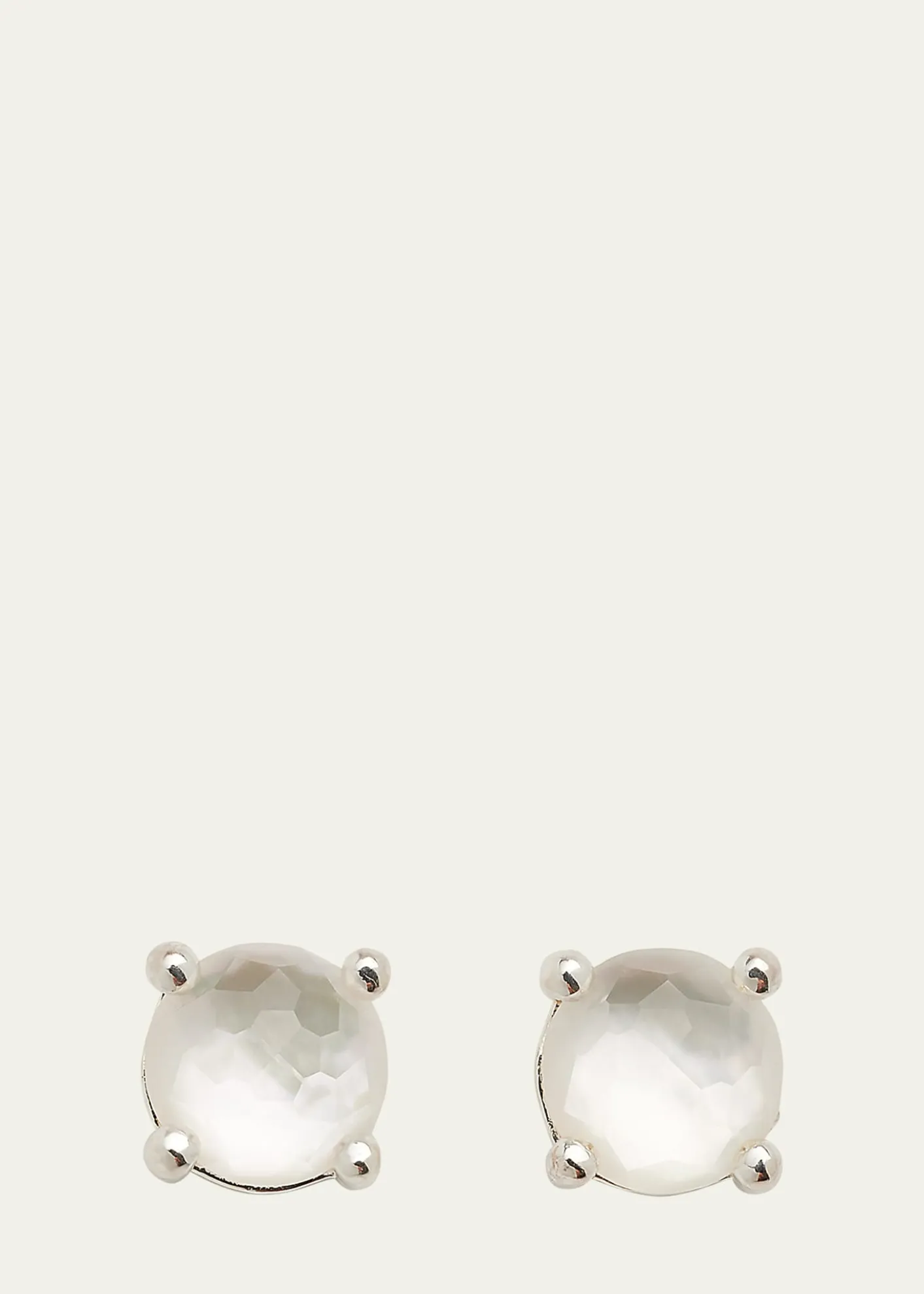 IppolitaMini Stud Earrings in Sterling Silver