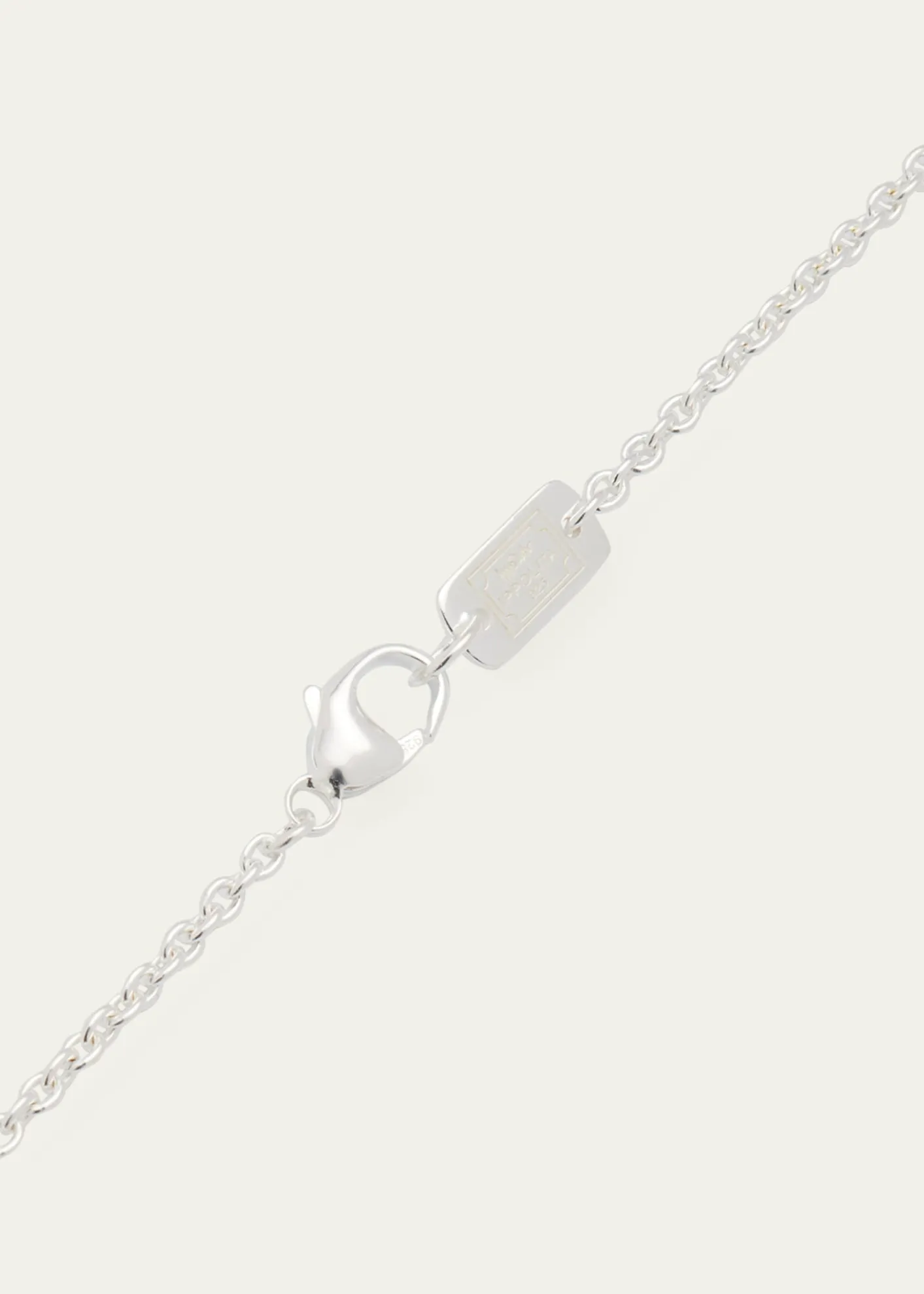 IppolitaOval Station Necklace in Sterling Silver