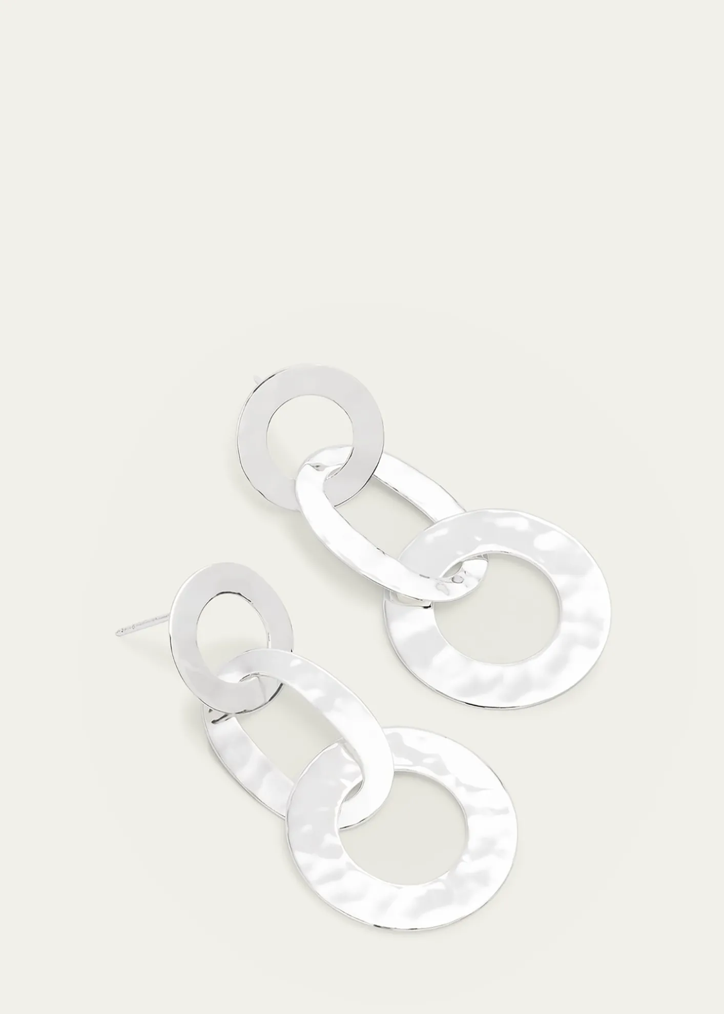 IppolitaRoma Links Post Earrings in Sterling Silver