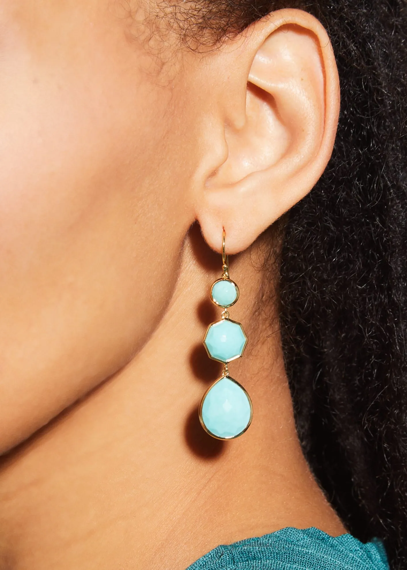 IppolitaSmall Crazy 8's Earrings in 18K Gold