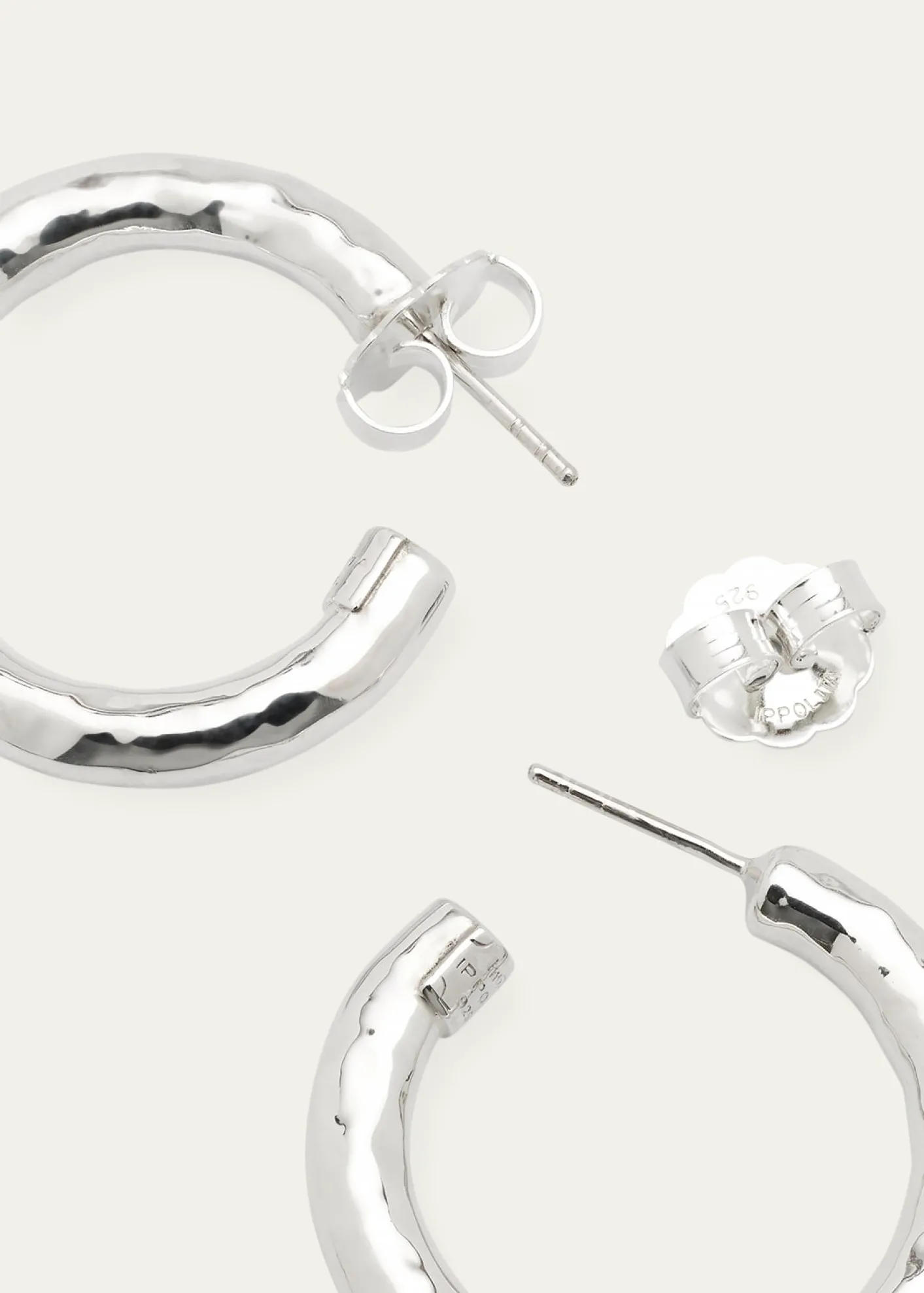 IppolitaSmall Hoop Earrings in Sterling Silver
