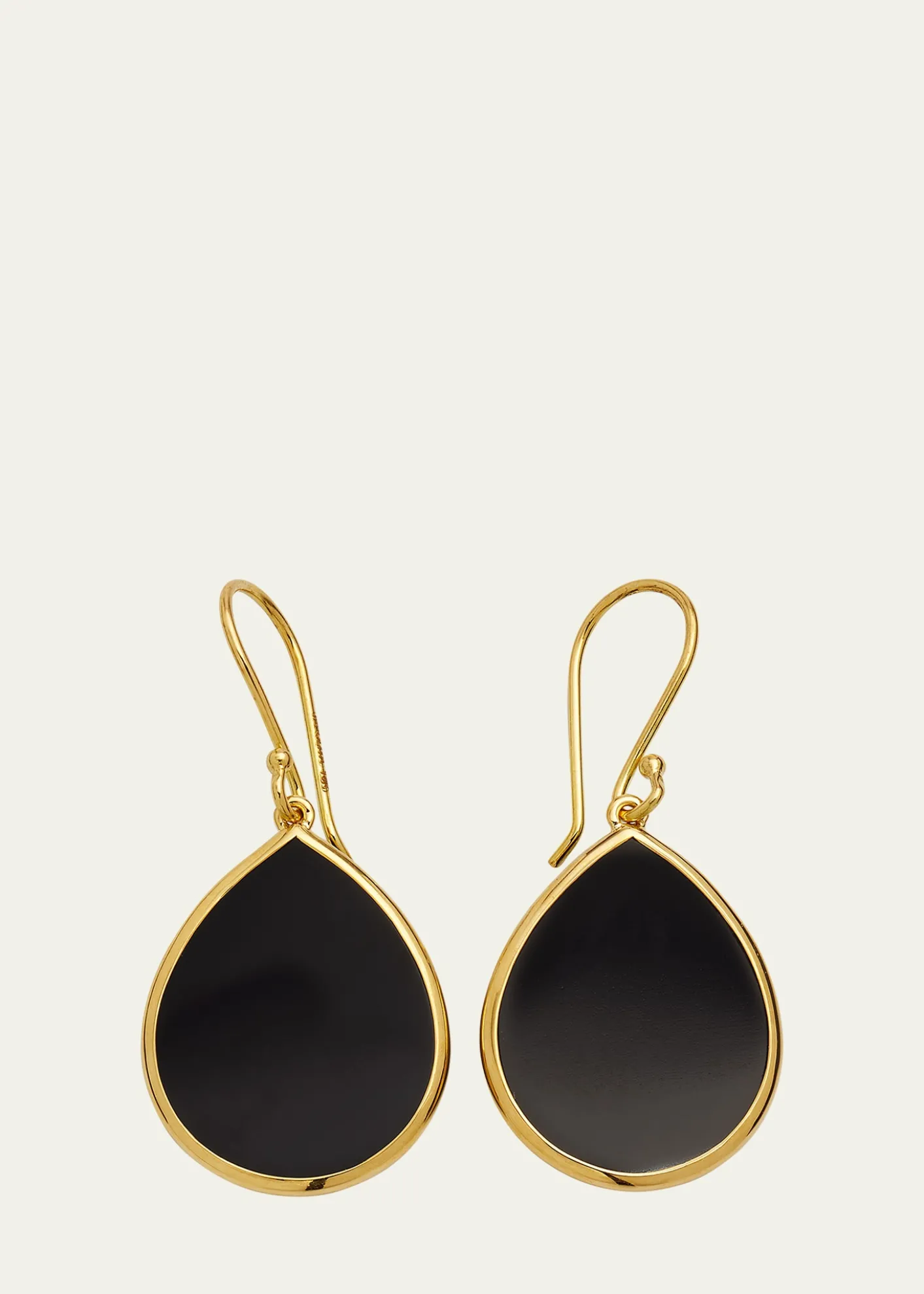 IppolitaSmall Stone Teardrop Earrings in 18K Gold
