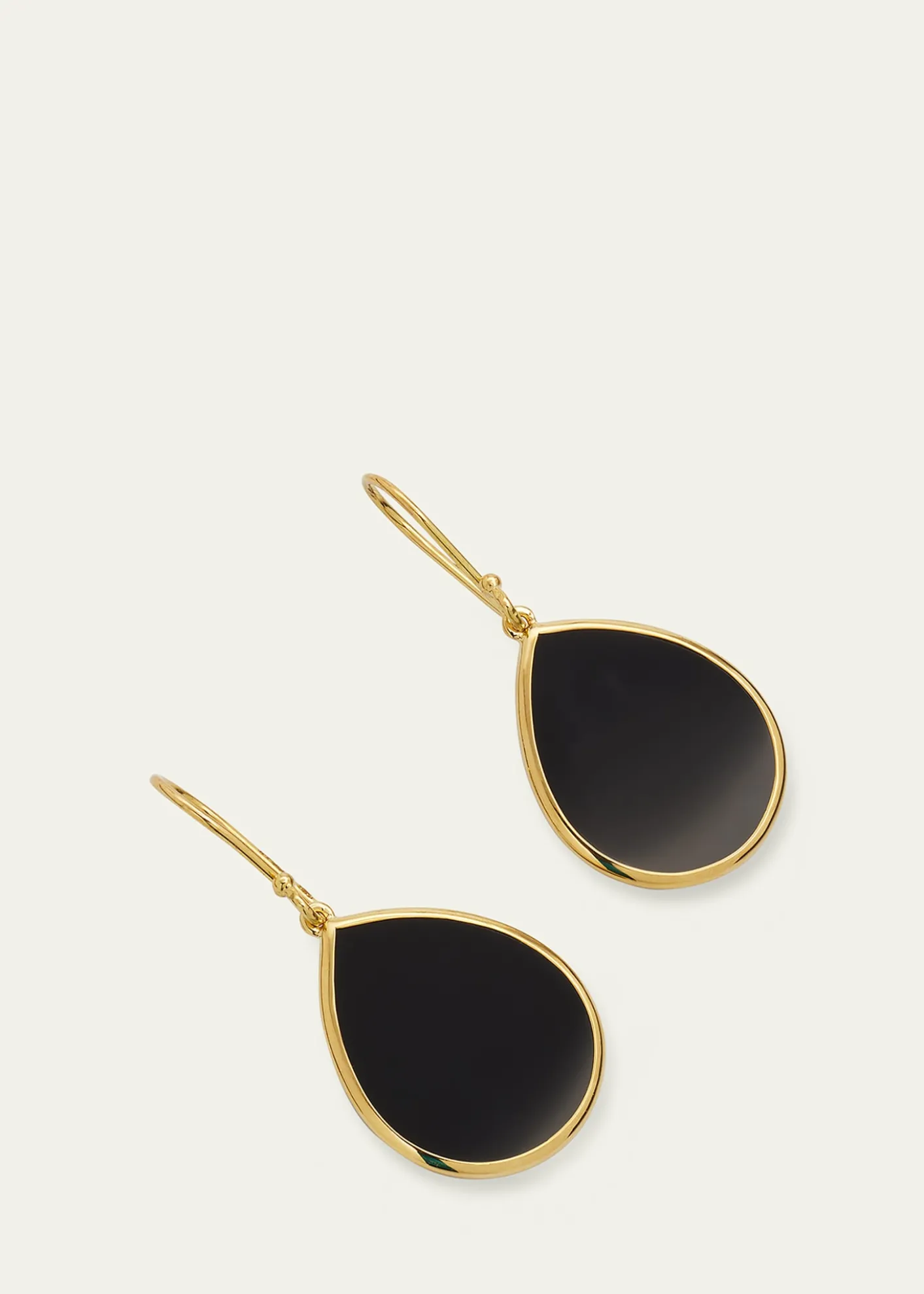 IppolitaSmall Stone Teardrop Earrings in 18K Gold
