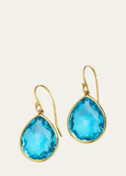 IppolitaSmall Teardrop Earrings in 18K Gold