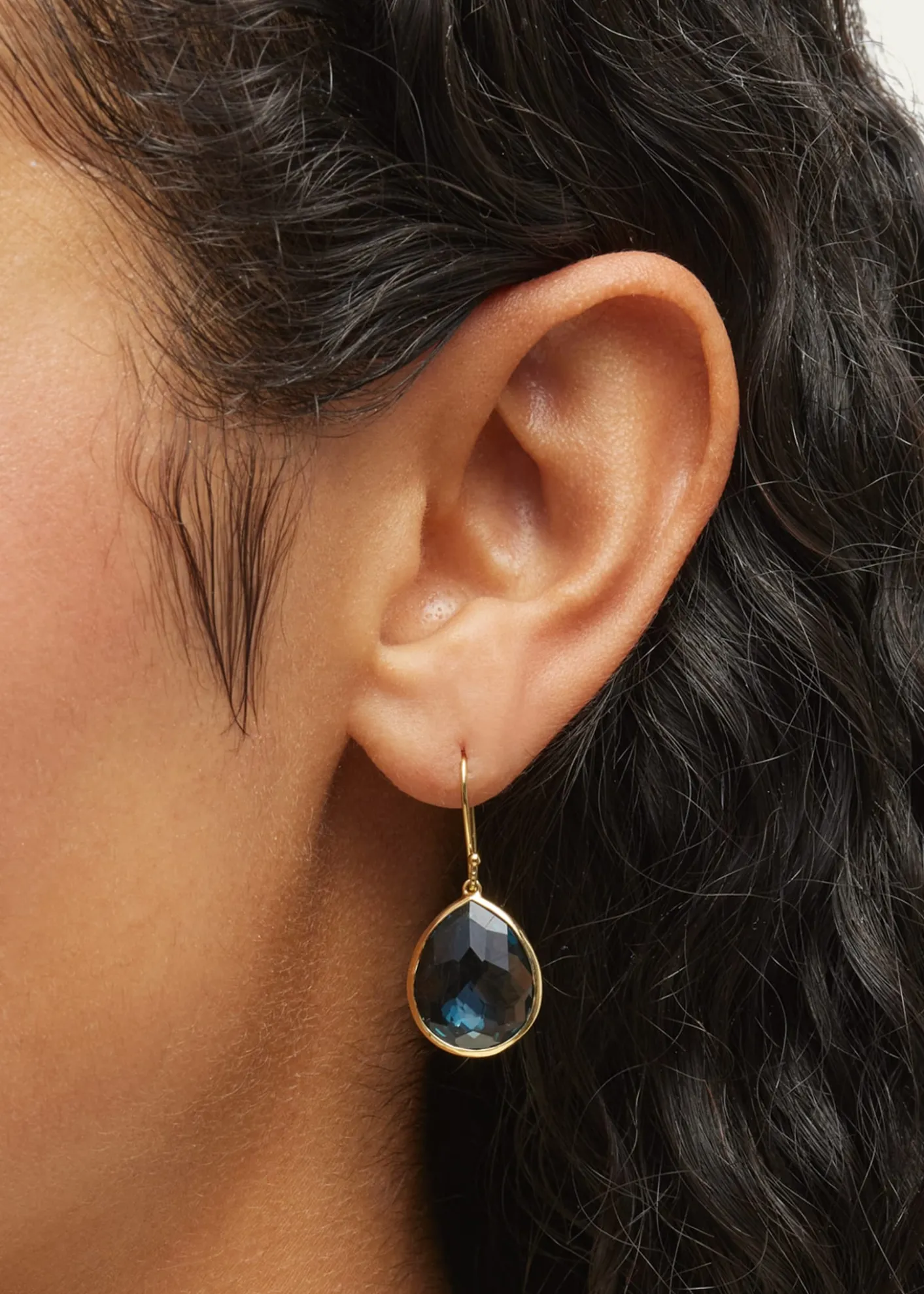 IppolitaSmall Teardrop Earrings in 18K Gold