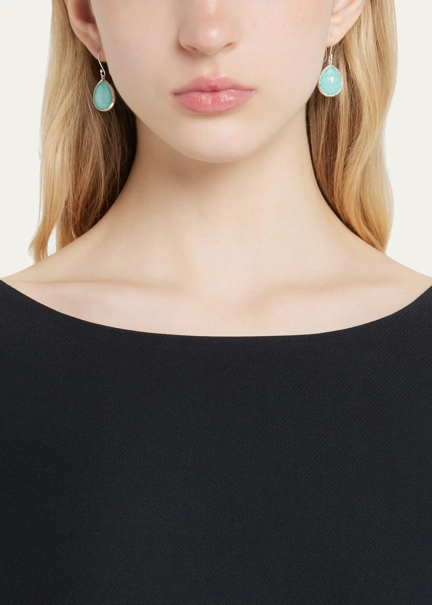 IppolitaSmall Teardrop Earrings in Sterling Silver