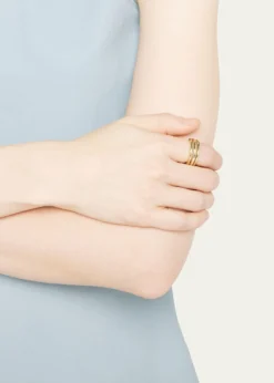 IppolitaSmooth Squiggle Triple Band Ring in 18K Gold